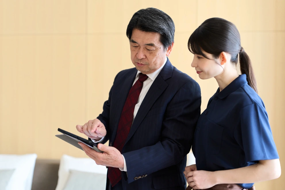 施設・ホテルなど現場での仕事風景